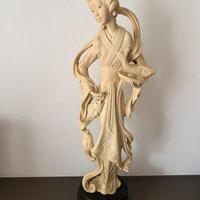 Geisha Giapponese con pesce e Pescatore