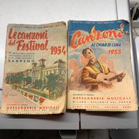 2 libretti canzoni 1954 1955