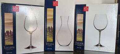 Calici Vino e Caraffa Toscana RCR