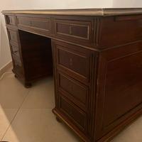 Scrivania in legno fine 1800