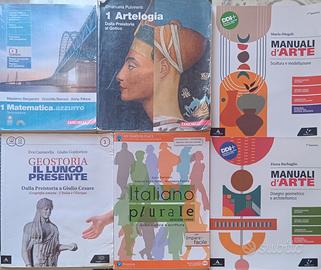 libri di testo liceo artistico classe 1 e biennio 