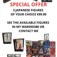 3 figures Giapponesi 99,90