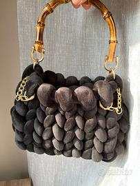 Borsette in filato grosso nuove