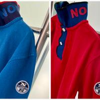 Coppia di polo blu e rossa tg 10 North Sails