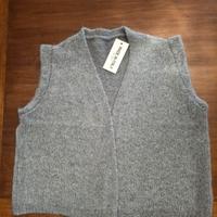 Gilet donna grigio