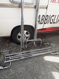 Stender appendiabiti in acciaio cromato