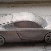 AUDI R8 modellino in alluminio collez