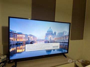 LG Smart TV 43” 4K Ultra HD webOS