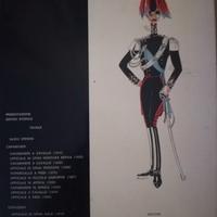 Raccoglitore stampe uniformi dei Carabinieri e dei
