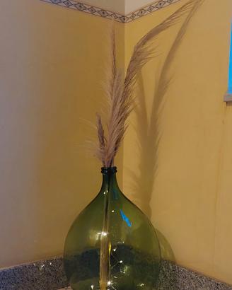 Modernariato damigiana in vetro 