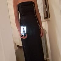 Elegante abito da cerimonia Thana in raso di seta 