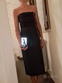 Elegante abito da cerimonia Thana in raso di seta 