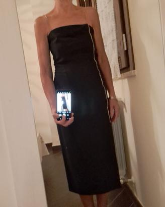 Elegante abito da cerimonia Thana in raso di seta 