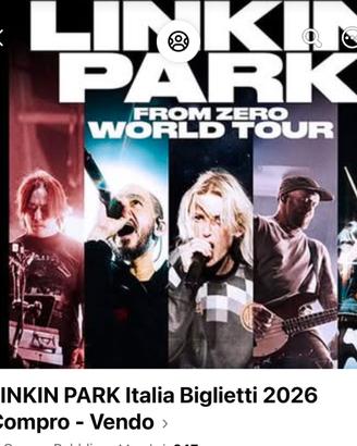 Biglietti linkin park