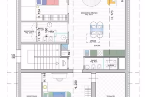 Attico / Mansarda di 142 m² con 5 locali a Riccion