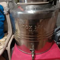  contenitore fusto inox 18/10