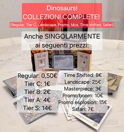 Collezioni complete e carte singole Dinosaurs