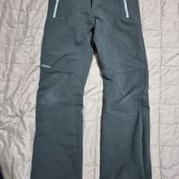 Pantaloni softshell trekking bambino mh500 grigio