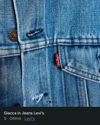 Giacca in Jeans Levi’s originale
