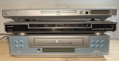 Lotto 3 videoregistratore/ Lettore DVD