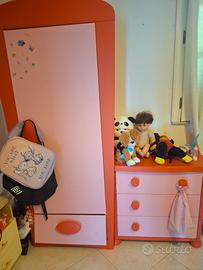 armadio e cassettiera 