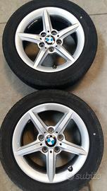 cerchi e gomme 205/55 R16 bmw serie 1  del 2018
