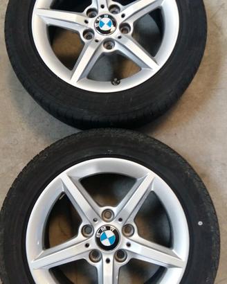 cerchi e gomme 205/55 R16 bmw serie 1  del 2018