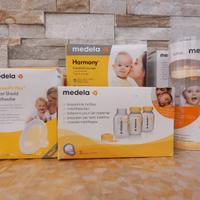 Tiralatte manuale Medela e accessori vari