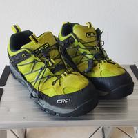 Scarpe da montagna CMP color lime. TG. 34