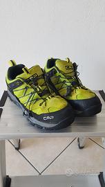 Scarpe da montagna CMP color lime. TG. 34