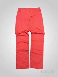 Pantaloni corallo L. Pucci - Made in Italy - tg 44