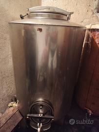 Botti vino in acciaio inox