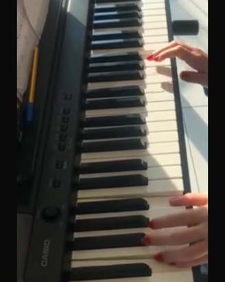 Pianoforte digitale Casio a tasti pesati