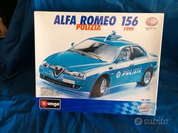 modello burago kit alfa polizia