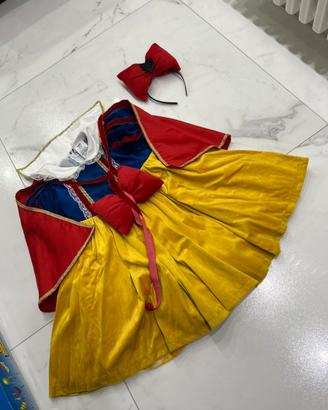 Vestito Carnevale Veneziano Biancaneve