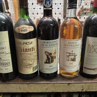 Bottiglie di vino da collezione 