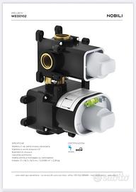 NUOVO RUBINETTO incasso TERMOSTATICO 2vie NOBILI