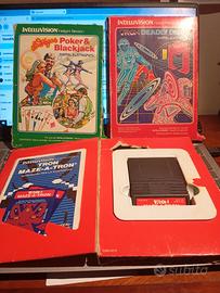 INTELLIVISION cartucce game, 3 giochi, ritiro Mila