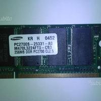 RAM 256MB DDR PC2700 CL2.5 Samsung