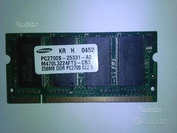 RAM 256MB DDR PC2700 CL2.5 Samsung