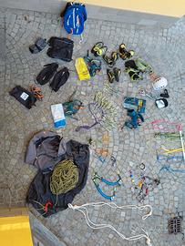 MATERIALE PER ARRAMPICATA E FALESIA