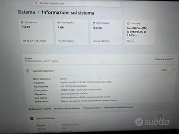 HP Pavilion Gaming Laptop  i7