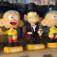 Carletto principe dei mostri, action figures.