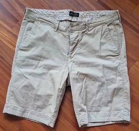 Pantaloni corti uomo beige John Barrit taglia 42