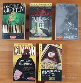 THRILLER: CRICHTON,KAVA, KLAVAN, SANDERS, LESCROAT