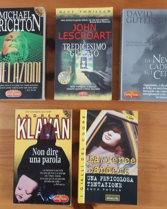THRILLER: CRICHTON,KAVA, KLAVAN, SANDERS, LESCROAT