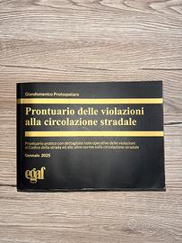 Prontuario violazioni circolazione stradale 2025