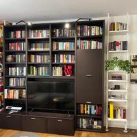 Libreria rovere moro Besana