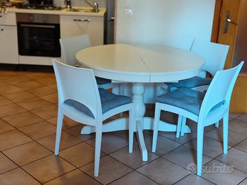 tavolo rotondo bianco 