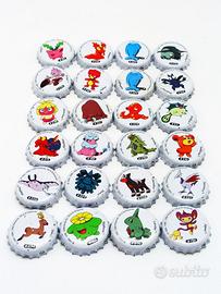 Lotto 20 tappi Pokemon serie Jhoto